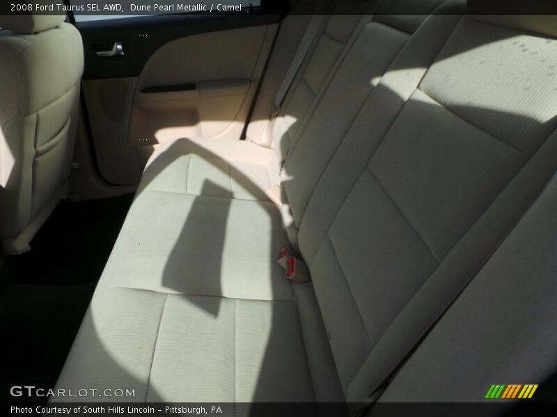Dune Pearl Metallic / Camel 2008 Ford Taurus SEL AWD