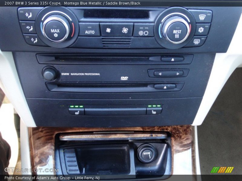 Montego Blue Metallic / Saddle Brown/Black 2007 BMW 3 Series 335i Coupe