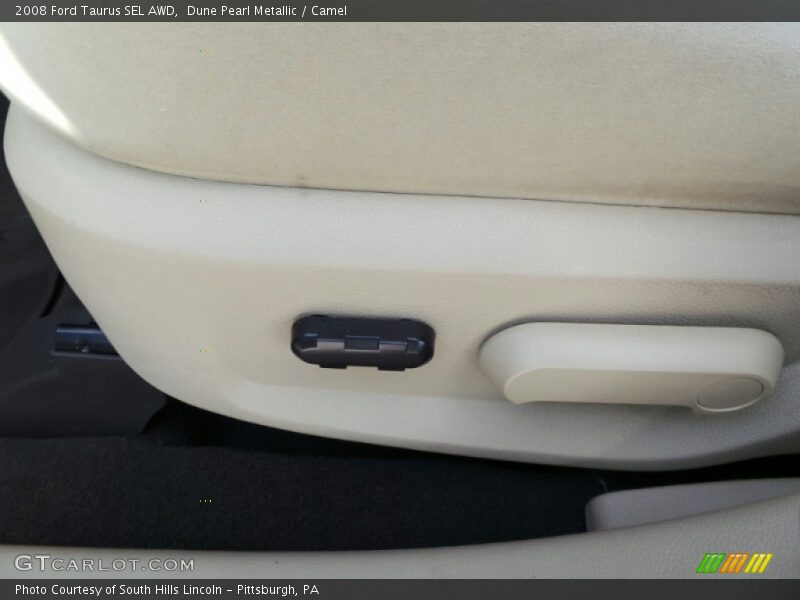 Dune Pearl Metallic / Camel 2008 Ford Taurus SEL AWD