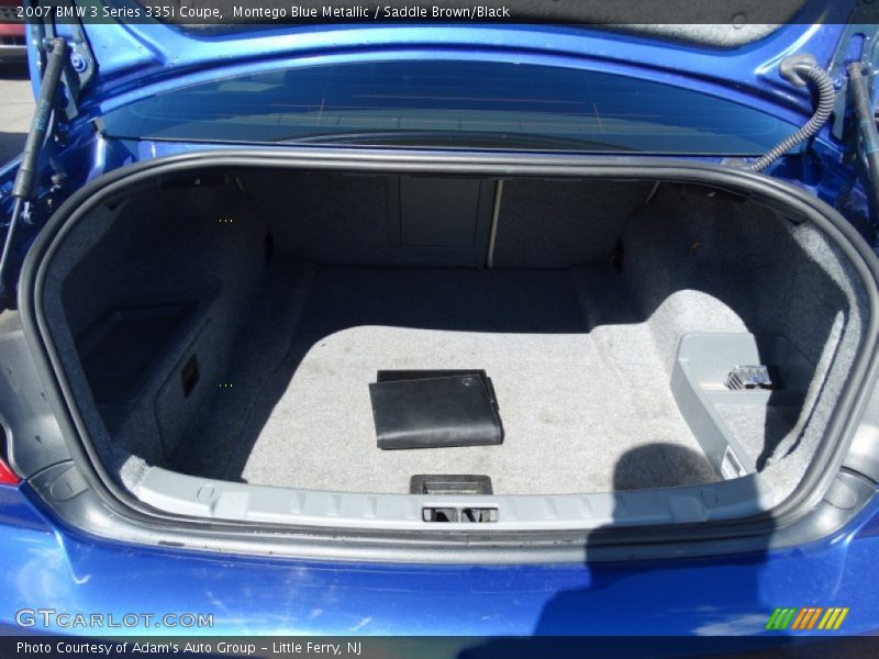 Montego Blue Metallic / Saddle Brown/Black 2007 BMW 3 Series 335i Coupe