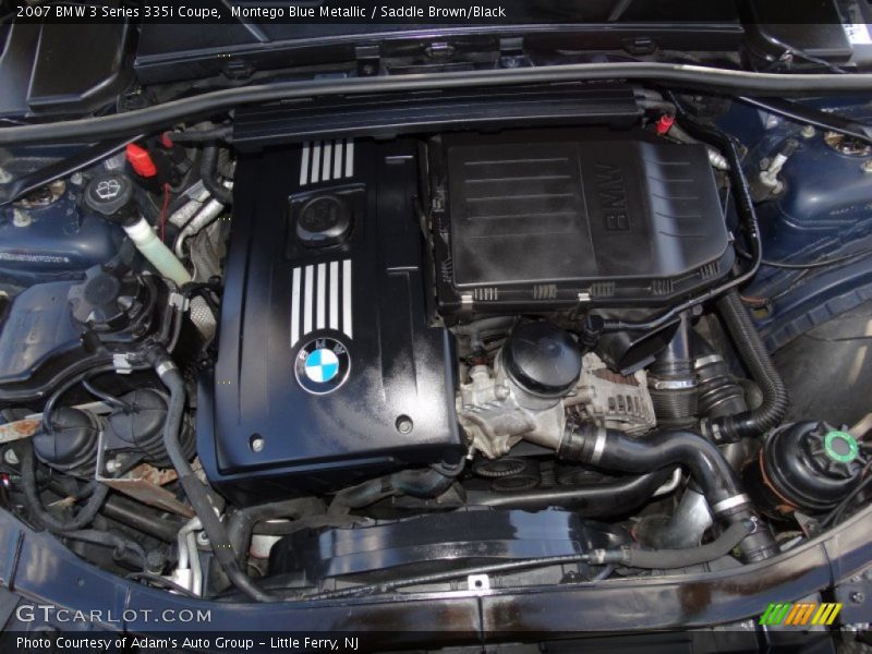 Montego Blue Metallic / Saddle Brown/Black 2007 BMW 3 Series 335i Coupe