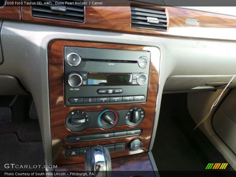 Dune Pearl Metallic / Camel 2008 Ford Taurus SEL AWD