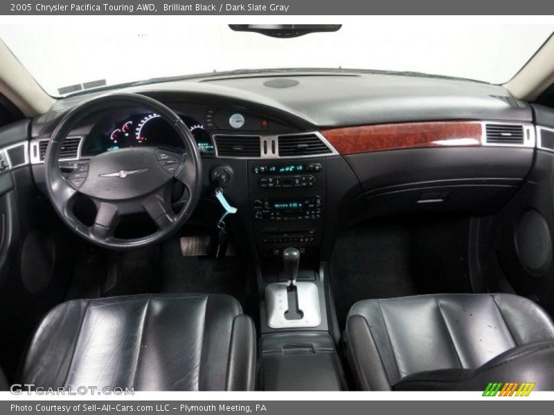 Brilliant Black / Dark Slate Gray 2005 Chrysler Pacifica Touring AWD