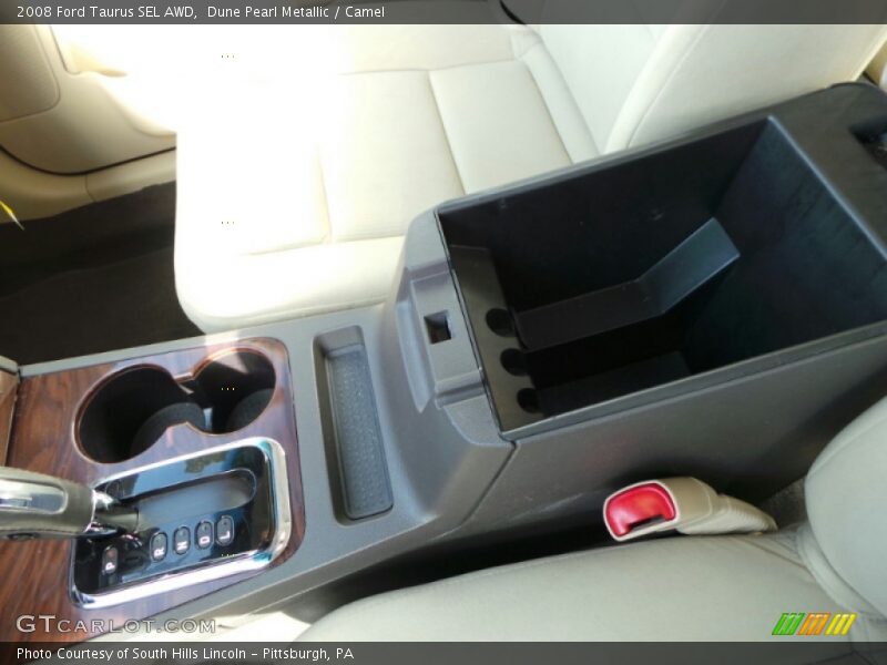Dune Pearl Metallic / Camel 2008 Ford Taurus SEL AWD