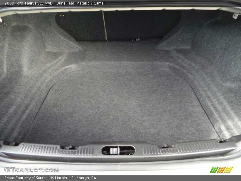 Dune Pearl Metallic / Camel 2008 Ford Taurus SEL AWD