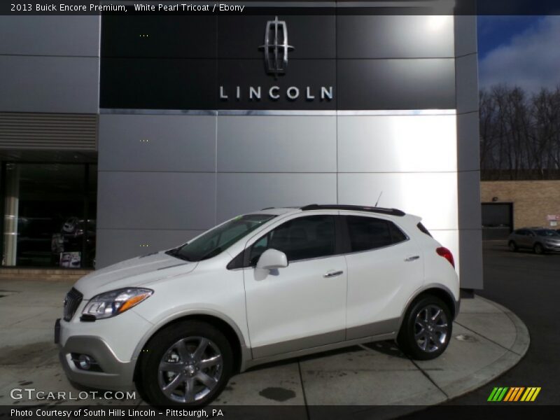 White Pearl Tricoat / Ebony 2013 Buick Encore Premium