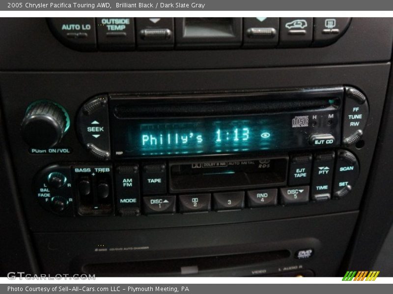 Brilliant Black / Dark Slate Gray 2005 Chrysler Pacifica Touring AWD