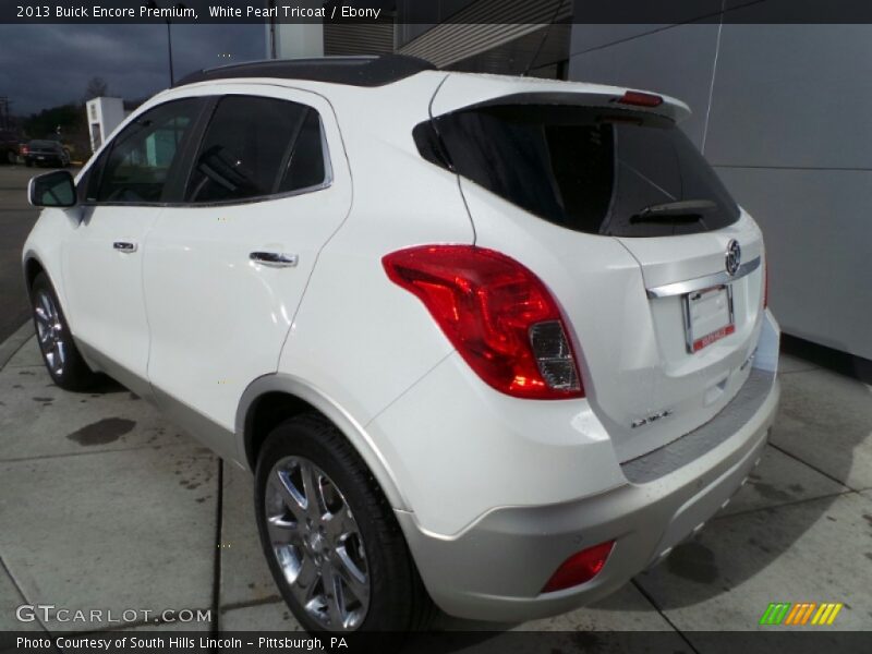 White Pearl Tricoat / Ebony 2013 Buick Encore Premium