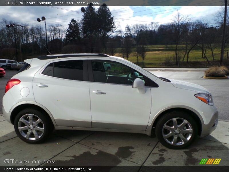 White Pearl Tricoat / Ebony 2013 Buick Encore Premium