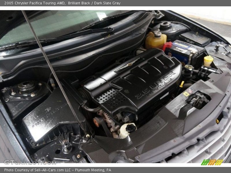 Brilliant Black / Dark Slate Gray 2005 Chrysler Pacifica Touring AWD