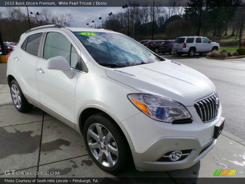 White Pearl Tricoat / Ebony 2013 Buick Encore Premium