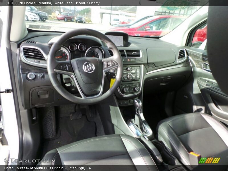 White Pearl Tricoat / Ebony 2013 Buick Encore Premium