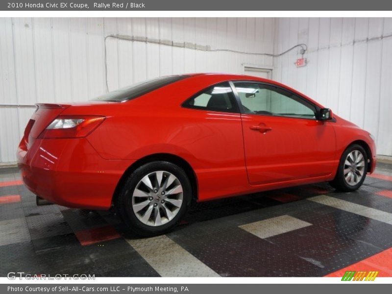 Rallye Red / Black 2010 Honda Civic EX Coupe