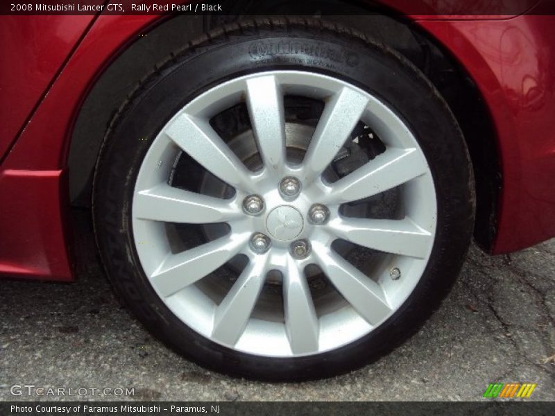 Rally Red Pearl / Black 2008 Mitsubishi Lancer GTS
