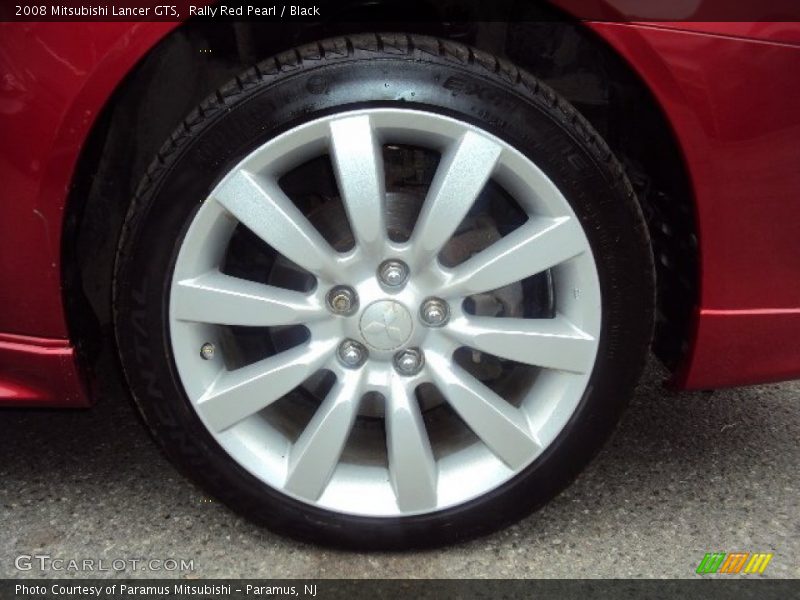 Rally Red Pearl / Black 2008 Mitsubishi Lancer GTS
