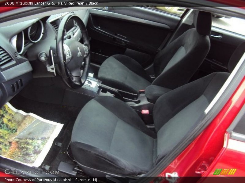 Rally Red Pearl / Black 2008 Mitsubishi Lancer GTS