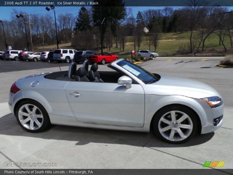 Ice Silver Metallic / Black 2008 Audi TT 2.0T Roadster