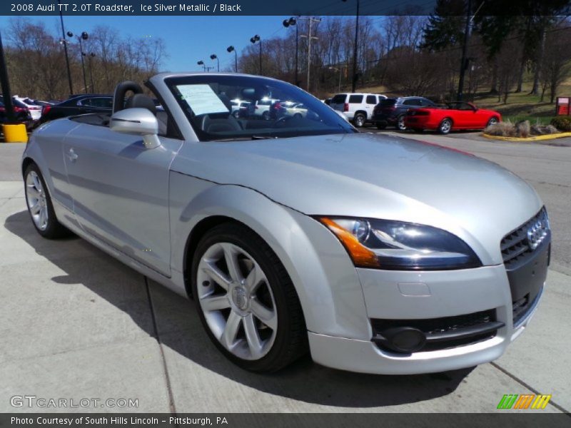Ice Silver Metallic / Black 2008 Audi TT 2.0T Roadster