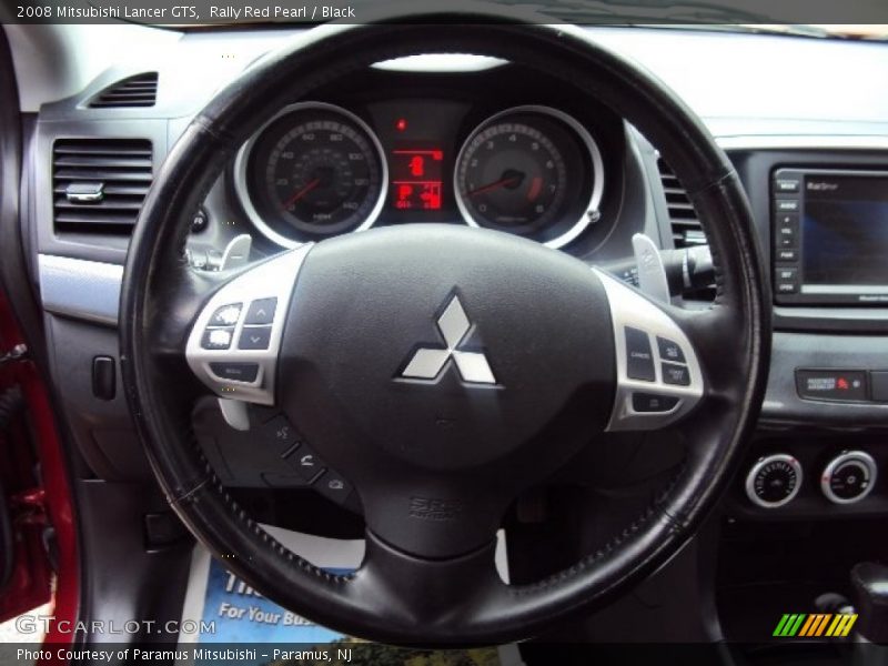 Rally Red Pearl / Black 2008 Mitsubishi Lancer GTS