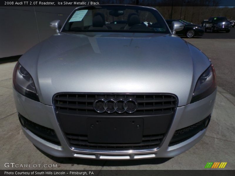 Ice Silver Metallic / Black 2008 Audi TT 2.0T Roadster