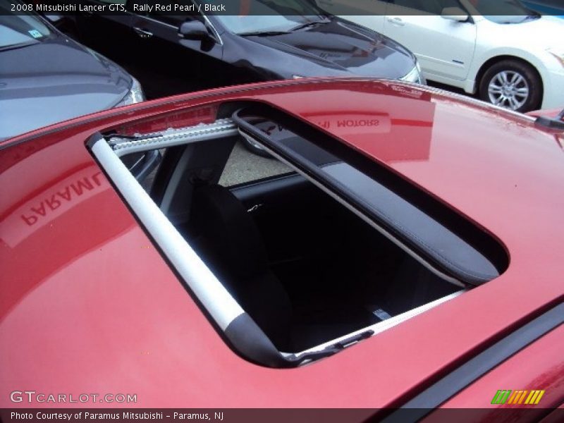 Rally Red Pearl / Black 2008 Mitsubishi Lancer GTS