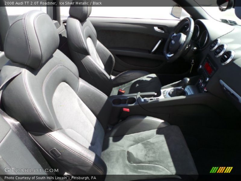 Ice Silver Metallic / Black 2008 Audi TT 2.0T Roadster