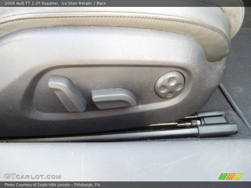 Ice Silver Metallic / Black 2008 Audi TT 2.0T Roadster