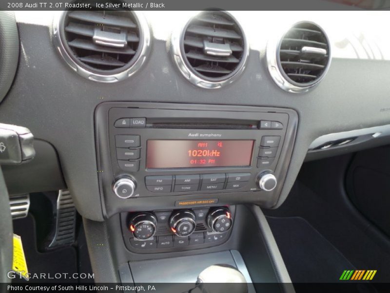 Ice Silver Metallic / Black 2008 Audi TT 2.0T Roadster