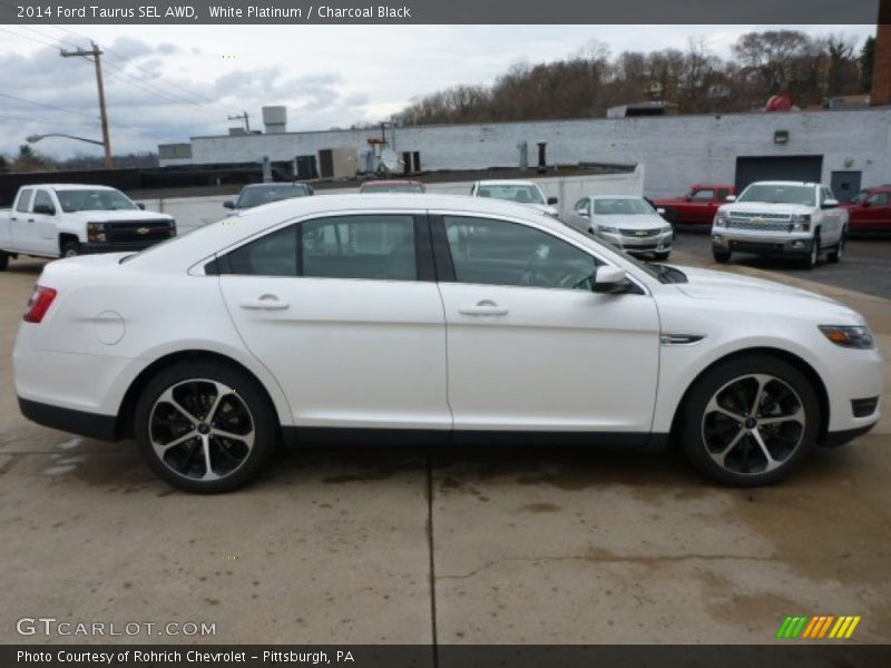  2014 Taurus SEL AWD White Platinum