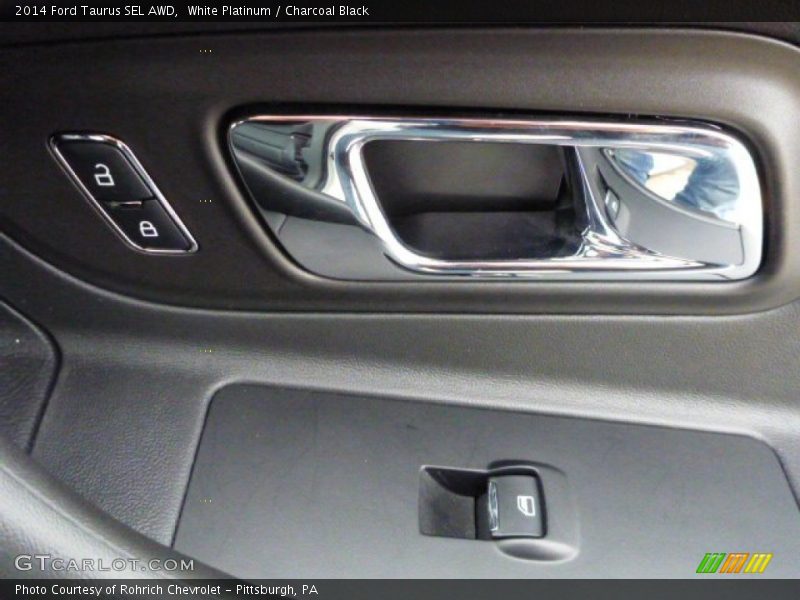 White Platinum / Charcoal Black 2014 Ford Taurus SEL AWD