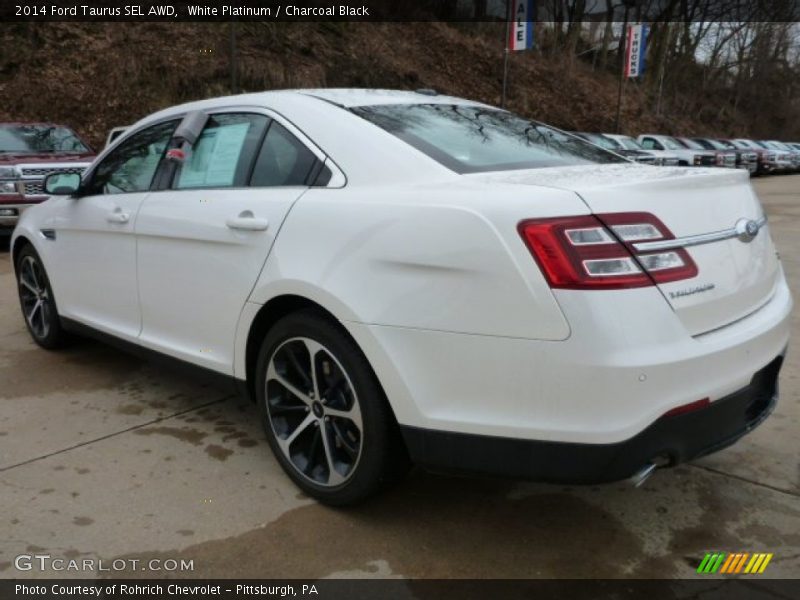  2014 Taurus SEL AWD White Platinum