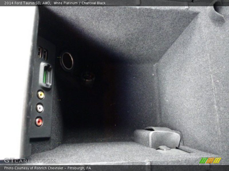 White Platinum / Charcoal Black 2014 Ford Taurus SEL AWD