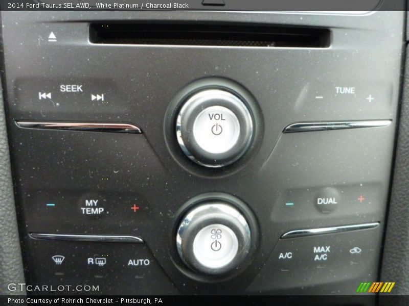White Platinum / Charcoal Black 2014 Ford Taurus SEL AWD