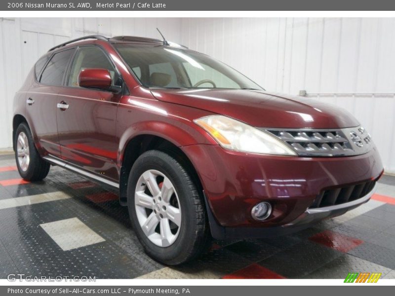 Merlot Pearl / Cafe Latte 2006 Nissan Murano SL AWD