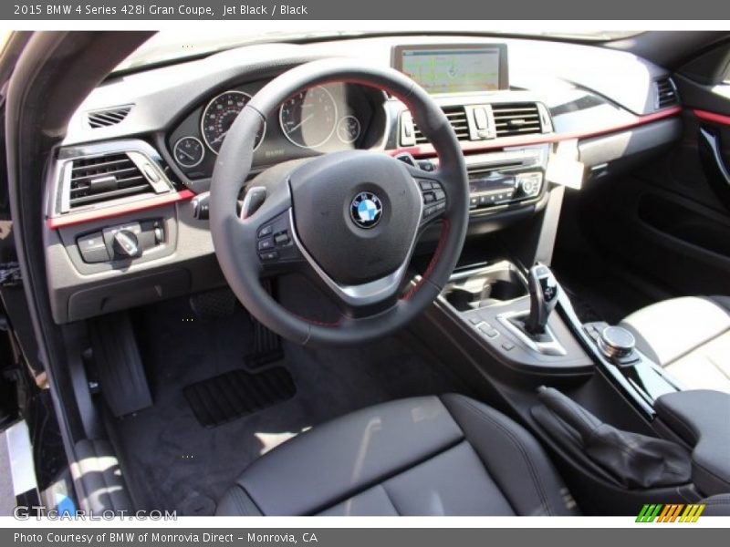 Jet Black / Black 2015 BMW 4 Series 428i Gran Coupe