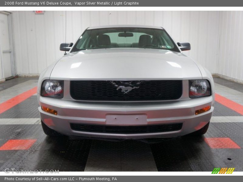 Vapor Silver Metallic / Light Graphite 2008 Ford Mustang V6 Deluxe Coupe