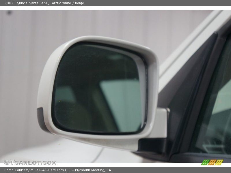 Arctic White / Beige 2007 Hyundai Santa Fe SE