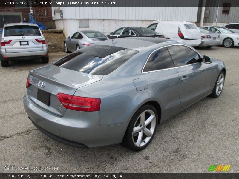 Quartz Gray Metallic / Black 2010 Audi A5 2.0T quattro Coupe