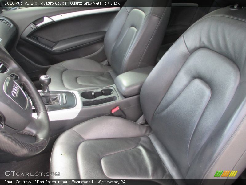 Quartz Gray Metallic / Black 2010 Audi A5 2.0T quattro Coupe