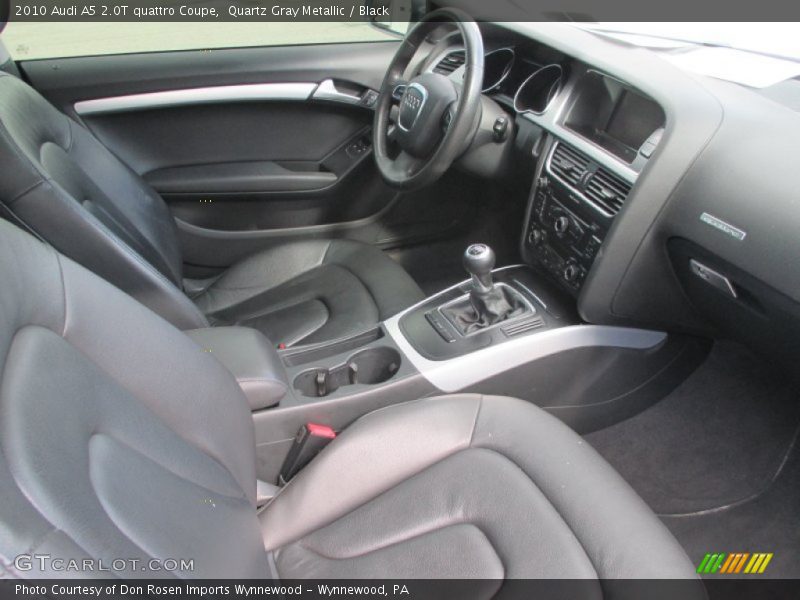 Quartz Gray Metallic / Black 2010 Audi A5 2.0T quattro Coupe