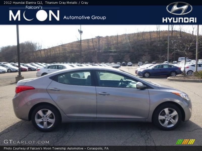 Titanium Gray Metallic / Gray 2012 Hyundai Elantra GLS