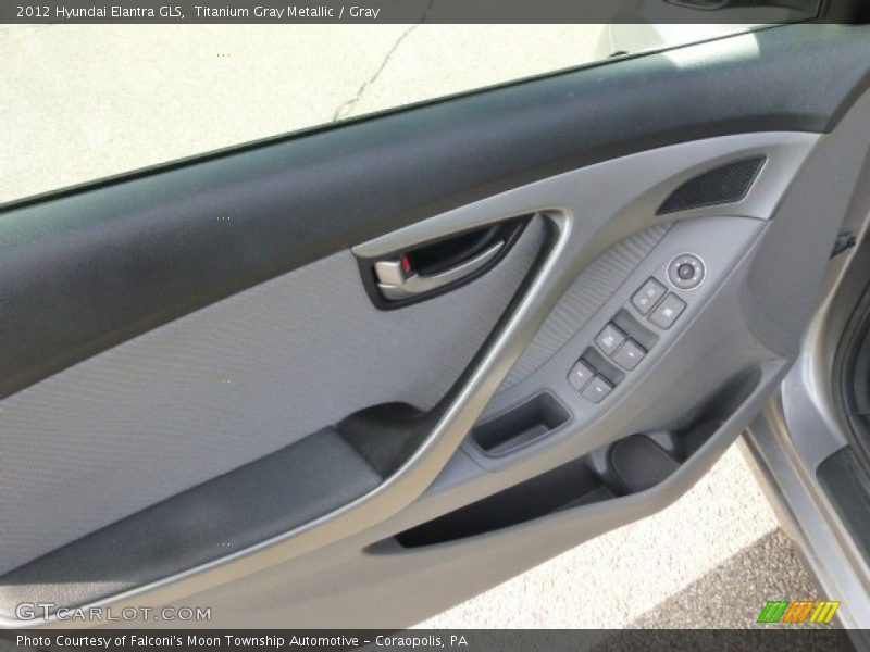 Titanium Gray Metallic / Gray 2012 Hyundai Elantra GLS