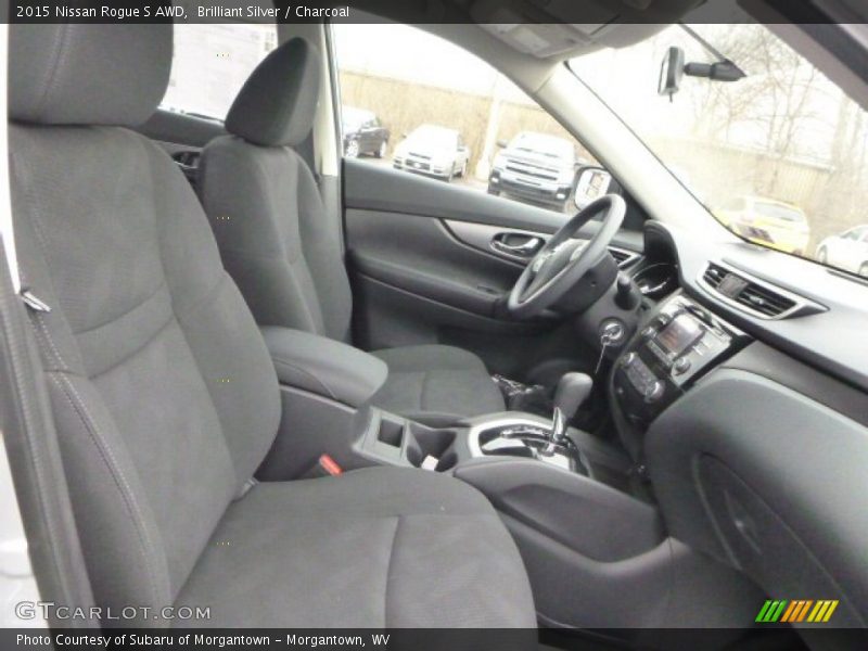 Brilliant Silver / Charcoal 2015 Nissan Rogue S AWD