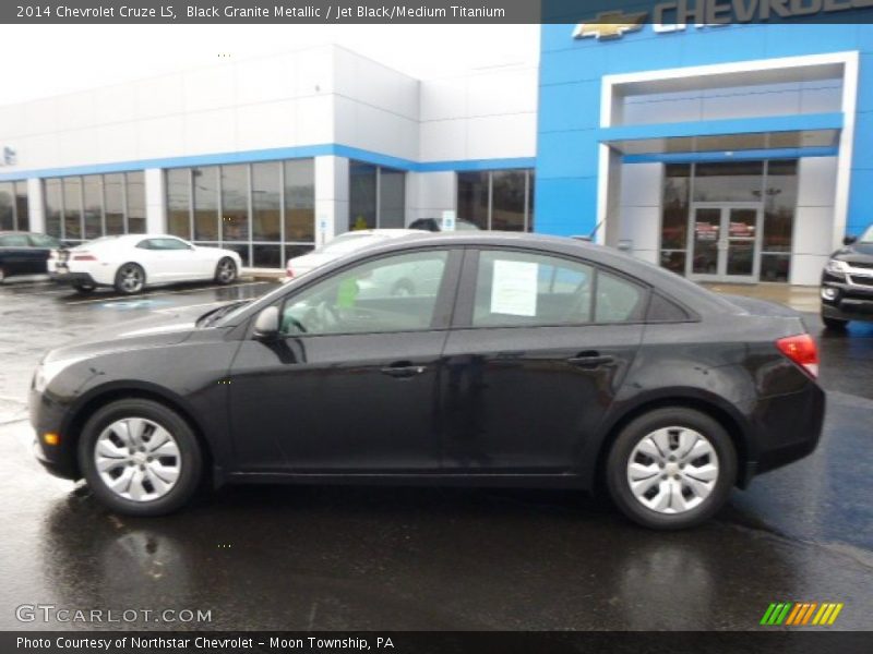 Black Granite Metallic / Jet Black/Medium Titanium 2014 Chevrolet Cruze LS