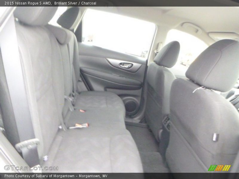 Brilliant Silver / Charcoal 2015 Nissan Rogue S AWD