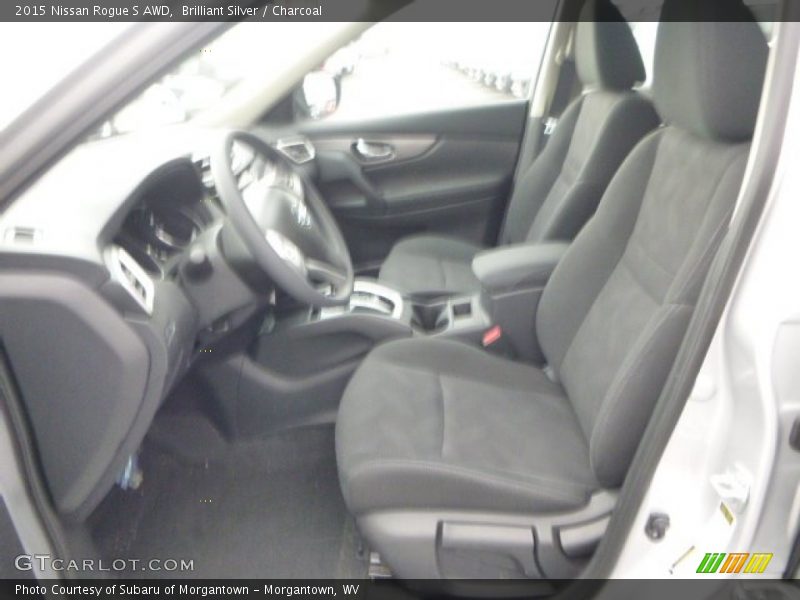 Brilliant Silver / Charcoal 2015 Nissan Rogue S AWD
