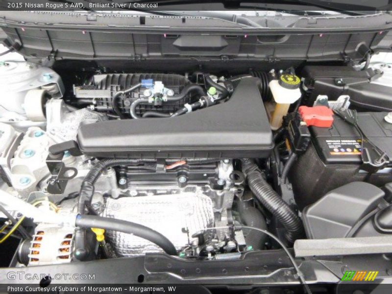 Brilliant Silver / Charcoal 2015 Nissan Rogue S AWD