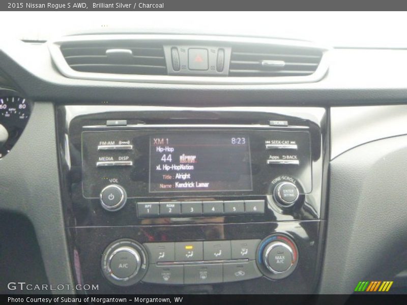Brilliant Silver / Charcoal 2015 Nissan Rogue S AWD