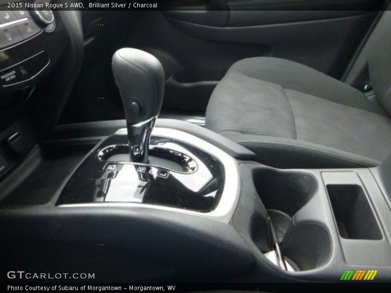 Brilliant Silver / Charcoal 2015 Nissan Rogue S AWD