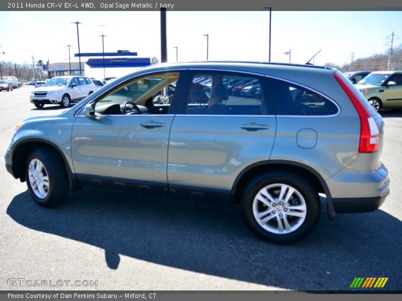 Opal Sage Metallic / Ivory 2011 Honda CR-V EX-L 4WD